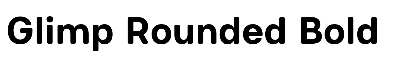 Glimp Rounded Bold